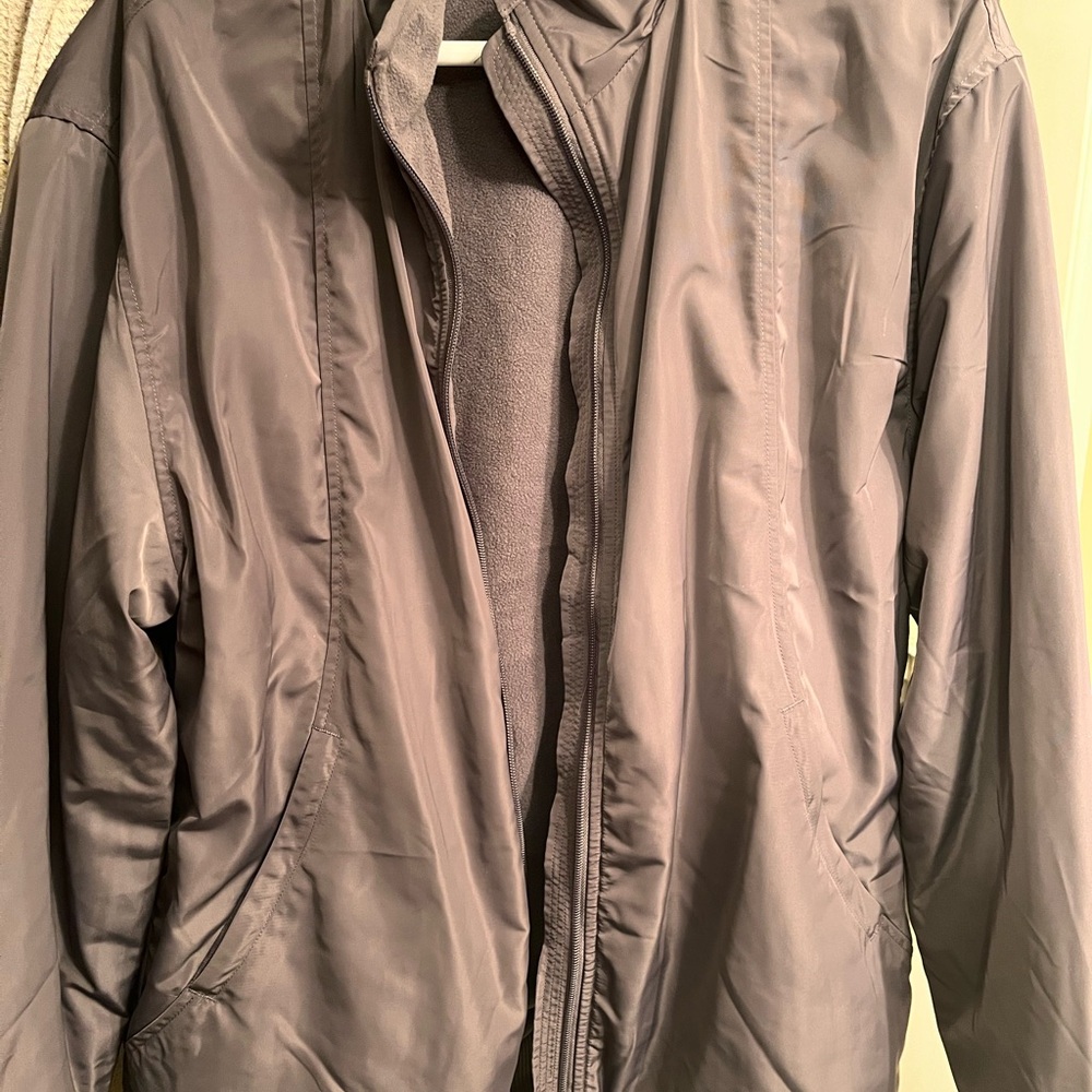 Mono B Shiny Lilac Lightweight Shirt Jacket - Picture 2 of 6